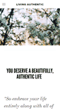 Mobile Screenshot of livingauthentic.org